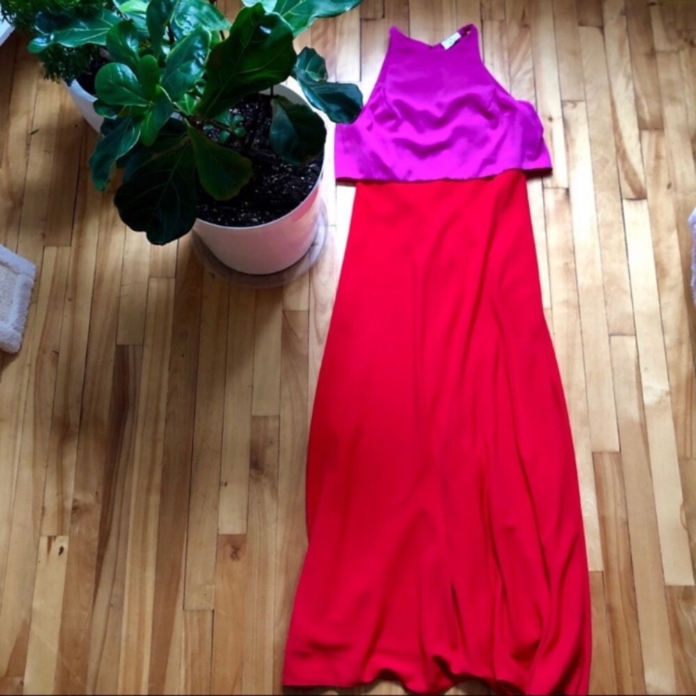 Jill Stuart Lovely Duo popover gown maxi dress